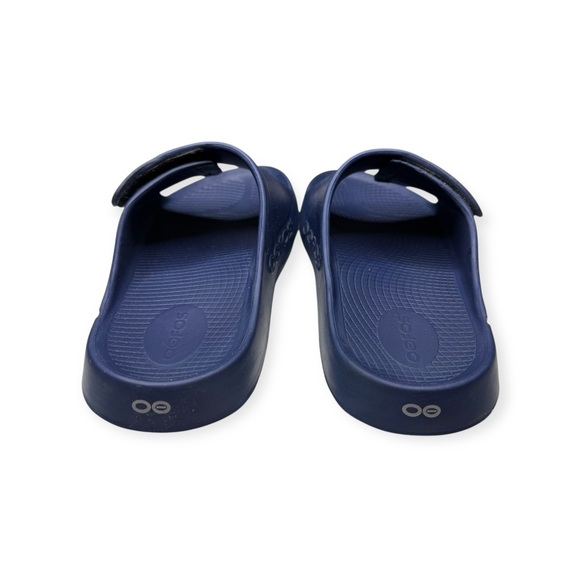 OOFOS® 𖦹 OOahh Sport Flex Washable Pool Slide Recovery Sandals 𖦹 Navy 𖦹 13 EU 46 - Picture 6 of 16